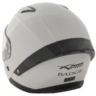 Motorcycle helmet A-PRO BADGE WHITE