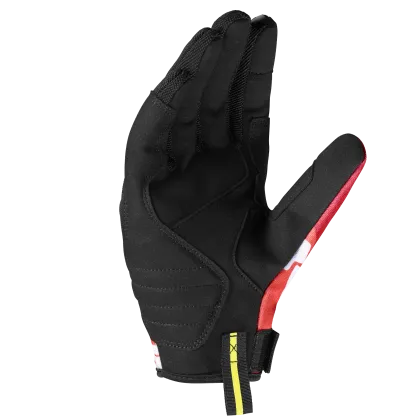 Mănuși moto textil SPIDI Flash-KP Tex Negru/Roșu