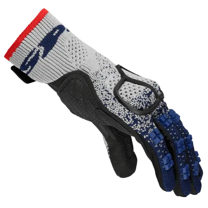 Mănuși moto textil SPIDI CROSS KNIT Albastre