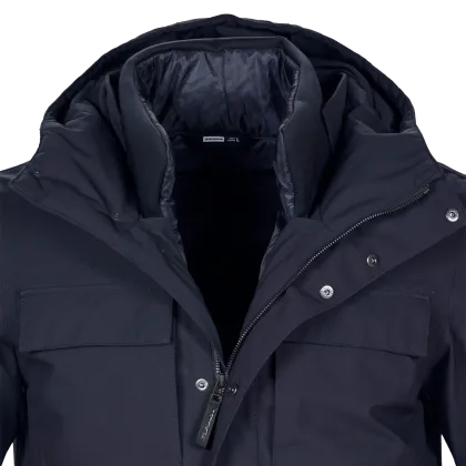 Textile motorcycle jacket SPIDI RIDING PARKA Blue
