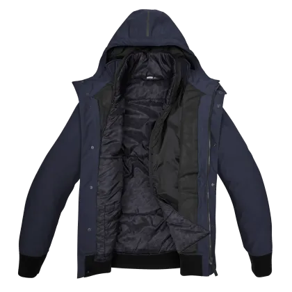 Textile motorcycle jacket SPIDI RIDING PARKA Blue