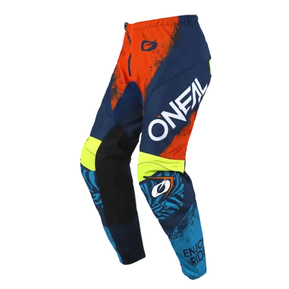 Children's motocross breeches O'NEAL ELEMENT SHOCKER BLUE/ORANGE V.25