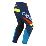 Pantaloni de motocross pentru copii O'NEAL ELEMENT SHOCKER BLUE/ORANGE V.25