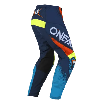 Children's motocross breeches O'NEAL ELEMENT SHOCKER BLUE/ORANGE V.25