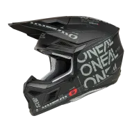 Motocross helmet O'NEAL 3SERIES STATIC BLACK/GRAY V.25