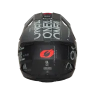 Motocross helmet O'NEAL 3SERIES STATIC BLACK/GRAY V.25