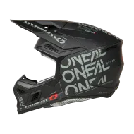 Motocross helmet O'NEAL 3SERIES STATIC BLACK/GRAY V.25