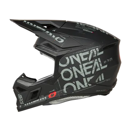 Мотокрос каска O'NEAL 3SERIES STATIC BLACK/GRAY V.25