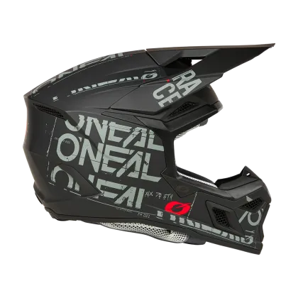 Мотокрос каска O'NEAL 3SERIES STATIC BLACK/GRAY V.25