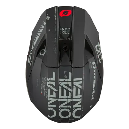 Мотокрос каска O'NEAL 3SERIES STATIC BLACK/GRAY V.25