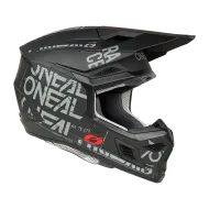 Κράνος Motocross O'NEAL 3SERIES STATIC ΜΑΥΡΟ/ΓΚΡΙ V.25