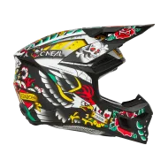 Κράνος Motocross O'NEAL 3SERIES INKED MULTI