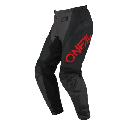 Motocross Breeches O'NEAL ELEMENT RACEWEAR BLACK/GRAY/RED V.25