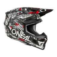 Casca motocross O'NEAL 3SERIES ATTACK BLACK/WHITE V.25