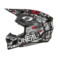 Casca motocross O'NEAL 3SERIES ATTACK BLACK/WHITE V.25