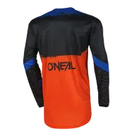 Motocross shirt O'NEAL ELEMENT SHOCKER BLACK/ORANGE V.25