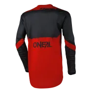 Motocross shirt O'NEAL ELEMENT SHOCKER BLACK/RED V.25