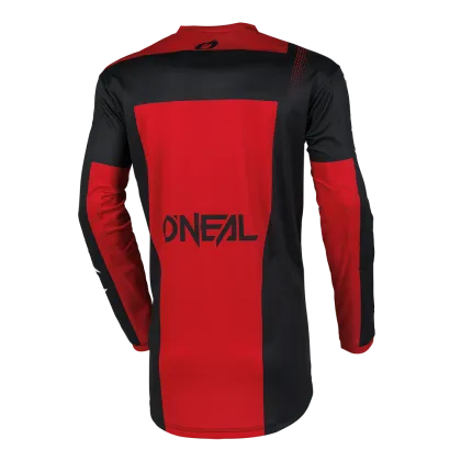 Motocross blouse O`NEAL ELEMENT RACEWEAR BLACK/RED V.25
