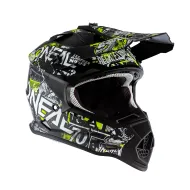 Детска крос каска O'NEAL 2SERIES  ATTACK BLACK/NEON YELLOW 2020