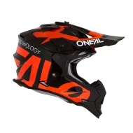 Children's motocross helmet O'NEAL 2SERIES RL SLICK BLACK/ORANGE