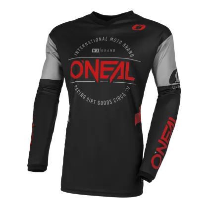Πουκάμισο μοτοκρός O'NEAL ELEMENT BRAND V.23 ΜΑΥΡΟ/ΚΟΚΚΙΝΟ