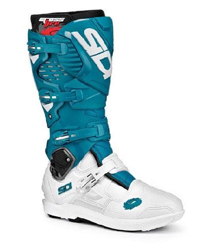 Ghete motocross SIDI CROSSFIRE 3 SRS ALBE/BENZINA