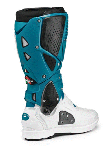 Ghete motocross SIDI CROSSFIRE 3 SRS ALBE/BENZINA