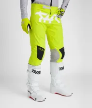 Motocross breeches THOR SPORTMODE RIOT WHITE/ACID