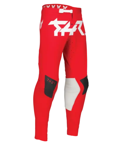 Pantaloni de motocross THOR SPORTMODE RIOT RED/BLACK
