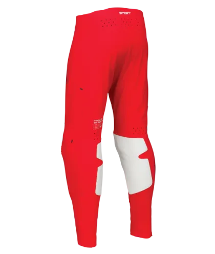 Pantaloni de motocross THOR SPORTMODE RIOT RED/BLACK