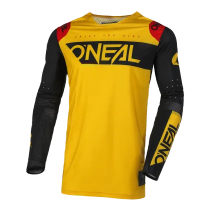 Motocross shirt O'NEAL PRODIGY FIVE TWO V.23 YELLOW/BLACK