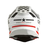 Motocross helmet 5SERIES POLYACRYLITE SQUADRON V.22 WHITE/BLACK