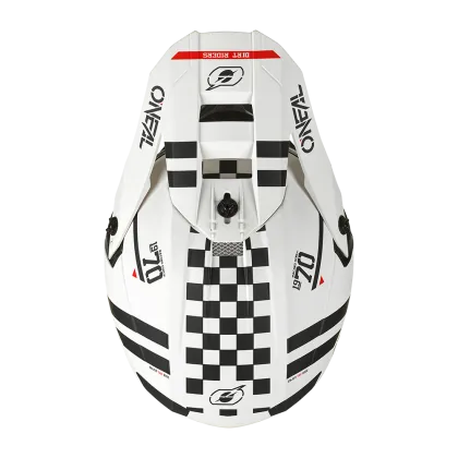 Κράνος Motocross 5SERIES POLYACRYLITE SQUADRON V.22 ΛΕΥΚΟ/ΜΑΥΡΟ