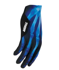 Мотокрос ръкавици THOR SPORTMODE X-RAY BLACK/BLUE