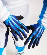 Мотокрос ръкавици THOR SPORTMODE X-RAY BLACK/BLUE
