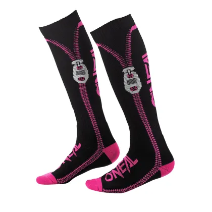 Θερμικές κάλτσες O'NEAL PRO MX ZIPPER ΡΟΖ