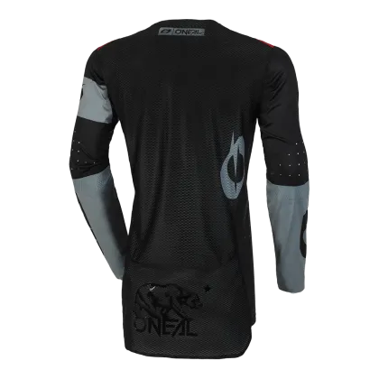 Motocross shirt O'NEAL PRODIGY FIVE TWO V.23 BLACK/GRAY