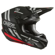 Motocross helmet 5SERIES POLYACRYLITE SQUADRON V.22 BLACK/GRAY