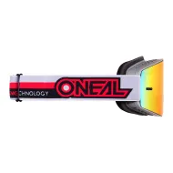 Motocross Goggles B-20 PROXY GRAY/RED-RADIUM RED