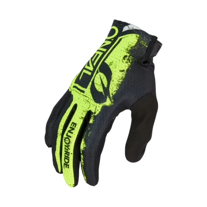 Mănuși Motocross O'NEAL MATRIX SHOCKER V.23 NEGRU/GALBEN NEON