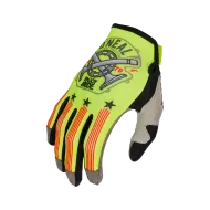 Мотокрос ръкавици O'NEAL MAYHEM PISTON V.23 NEON YELLOW/BLACK/RED