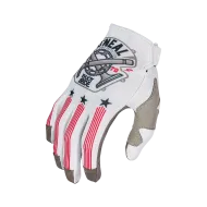 Мотокрос ръкавици O'NEAL MAYHEM PISTON V.23 WHITE/BLACK/RED