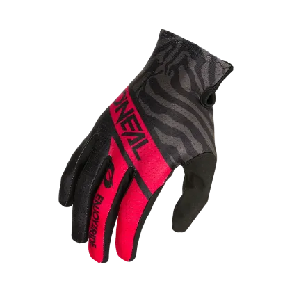 Children's motocross gloves O'NEAL MATRIX SHOCKER BLACK/RED V.25