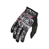 Motocross gloves O'NEAL MAYHEM ATTACK BLACK/WHITE DS V.25
