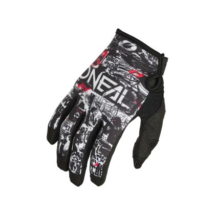 Mănuși motocross O'NEAL MAYHEM ATTACK BLACK/WHITE DS V.25