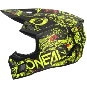 Casca motocross copii O'NEAL 3SERIES ATTACK BLACK/NEON YELLOW