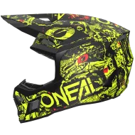 Παιδικό κράνος μοτοκρός O'NEAL 3SERIES ATTACK BLACK/NEON YELLOW