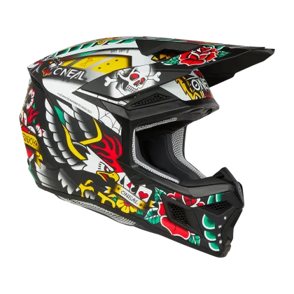 Детска мотокрос каска O'NEAL 3SERIES INKED MULTI 