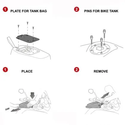 Σύστημα τοποθέτησης PIN SYSTEM - HONDA X010PS