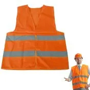 Reflective vest orange - L